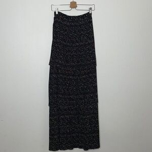 Fame and Partners Womens Size 2 Maxi Pleated Floral Print Skirt